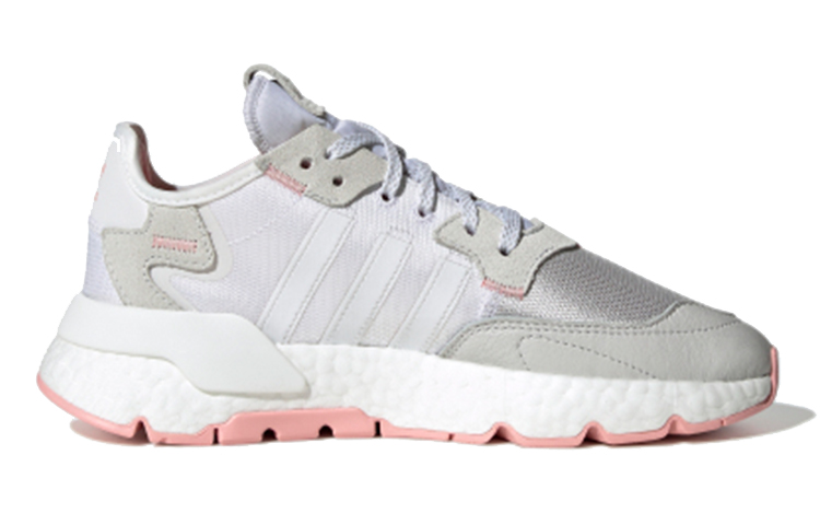 (Women) adidas originals Nite Jogger White Grey Pink FV4136 Moroen - Image 2