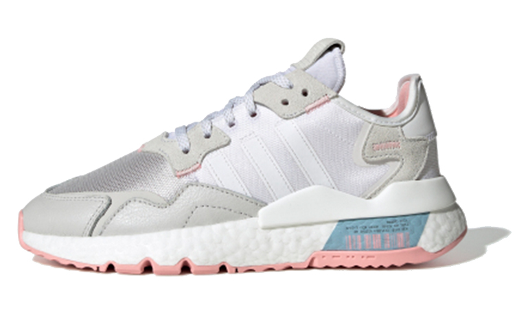 (Women) adidas originals Nite Jogger White Grey Pink FV4136 Moroen