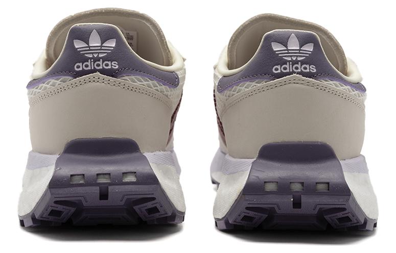 (Women) adidas Originals Retropy E5 Shoes Beige White Purple IE0504 Moroen - Image 4