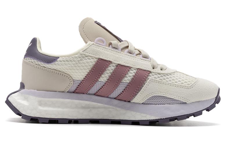 (Women) adidas Originals Retropy E5 Shoes Beige White Purple IE0504 Moroen - Image 2