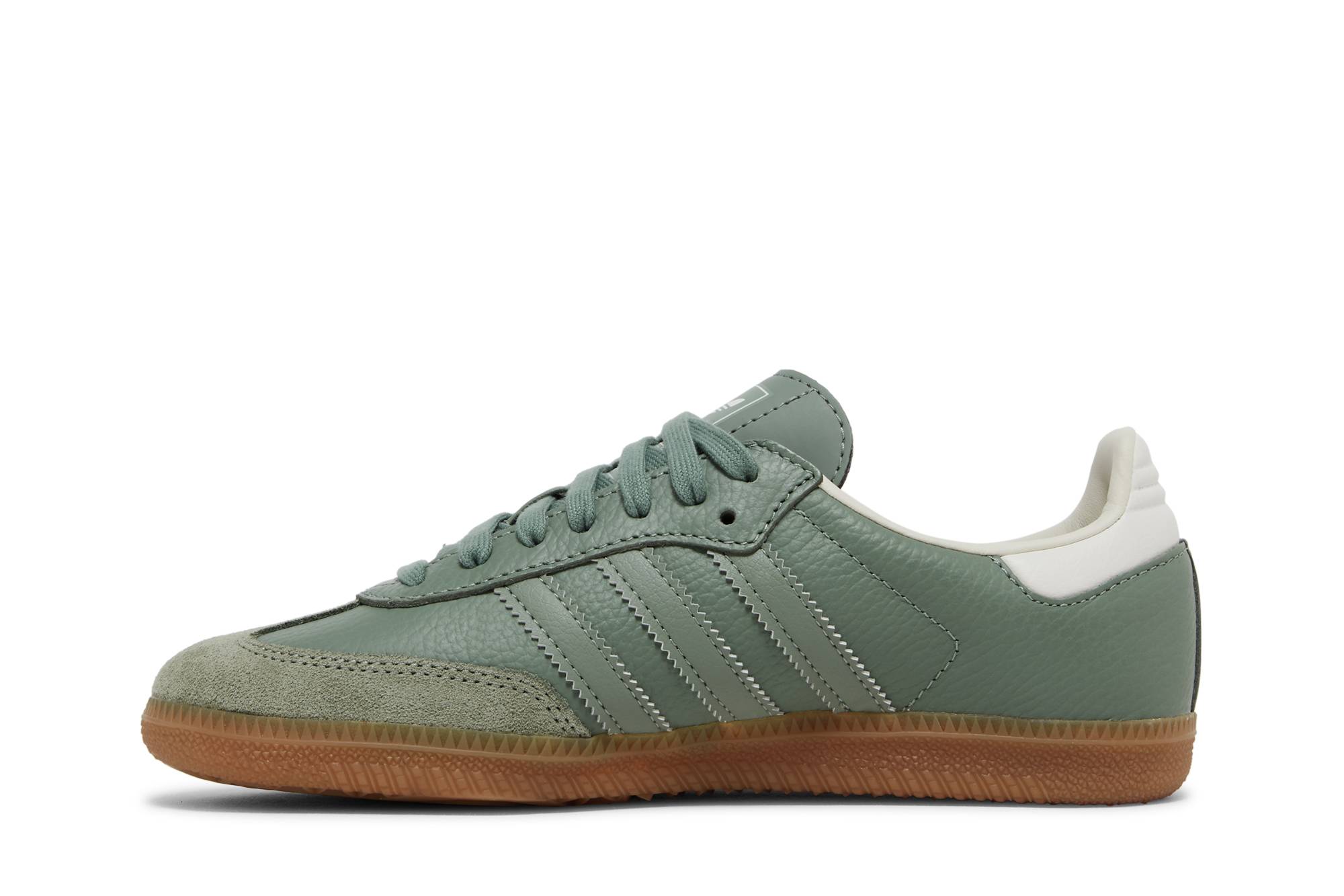 (Women) adidas Samba OG Silver Green Gum IE7011 Coiloa - Image 3