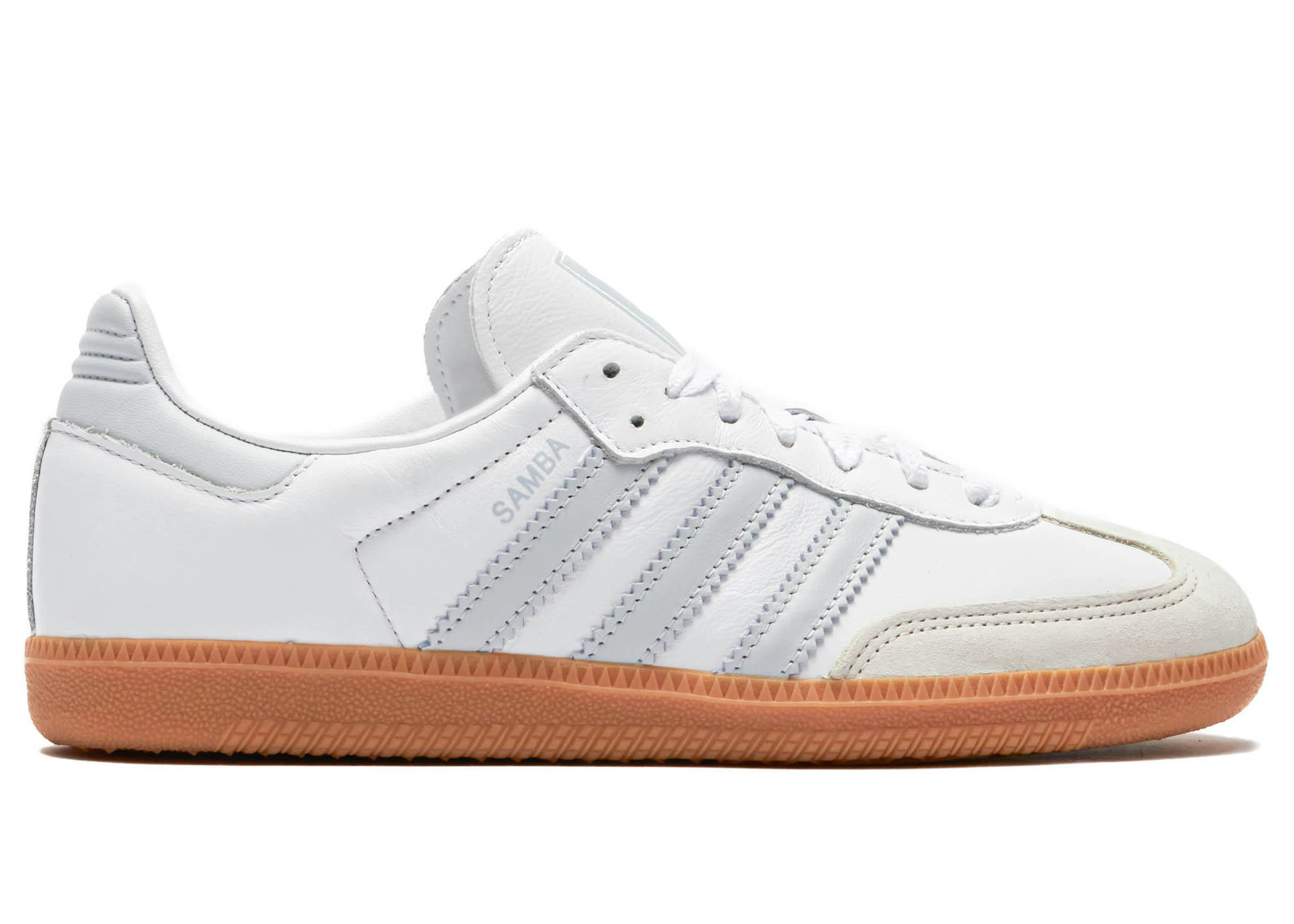 (Women) adidas Samba OG 'White Halo Blue Gum' IE0877