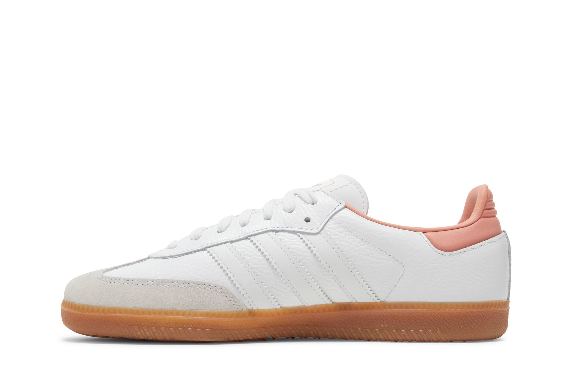 (Women) adidas Samba OG White Wonder Clay Gum IG5932 Moroen - Image 3