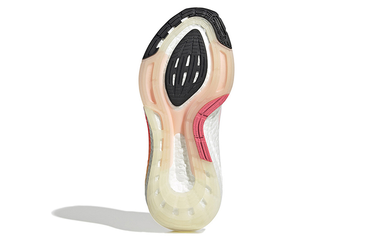 (Women) adidas Ultra Boost 22 Wear-resistant Breathable Pink HR1030 Moroen - Image 4