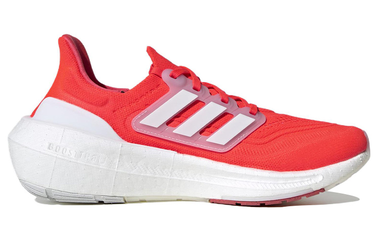 (Women) adidas Ultraboost Light Solar Red Cloud White HP3344 Moroen - Image 2