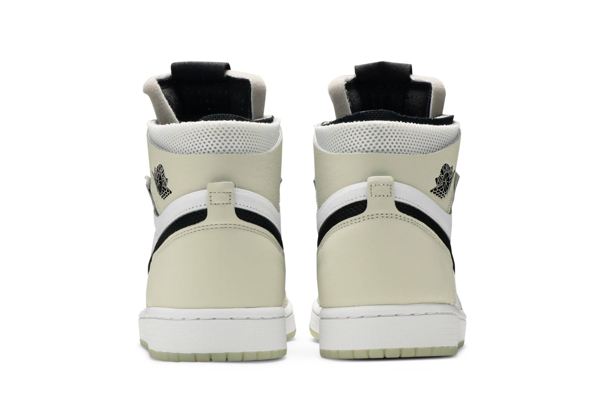 (Women) Air Jordan 1 High Zoom Comfort Light Bone CT0979-002 Moroen - Image 13