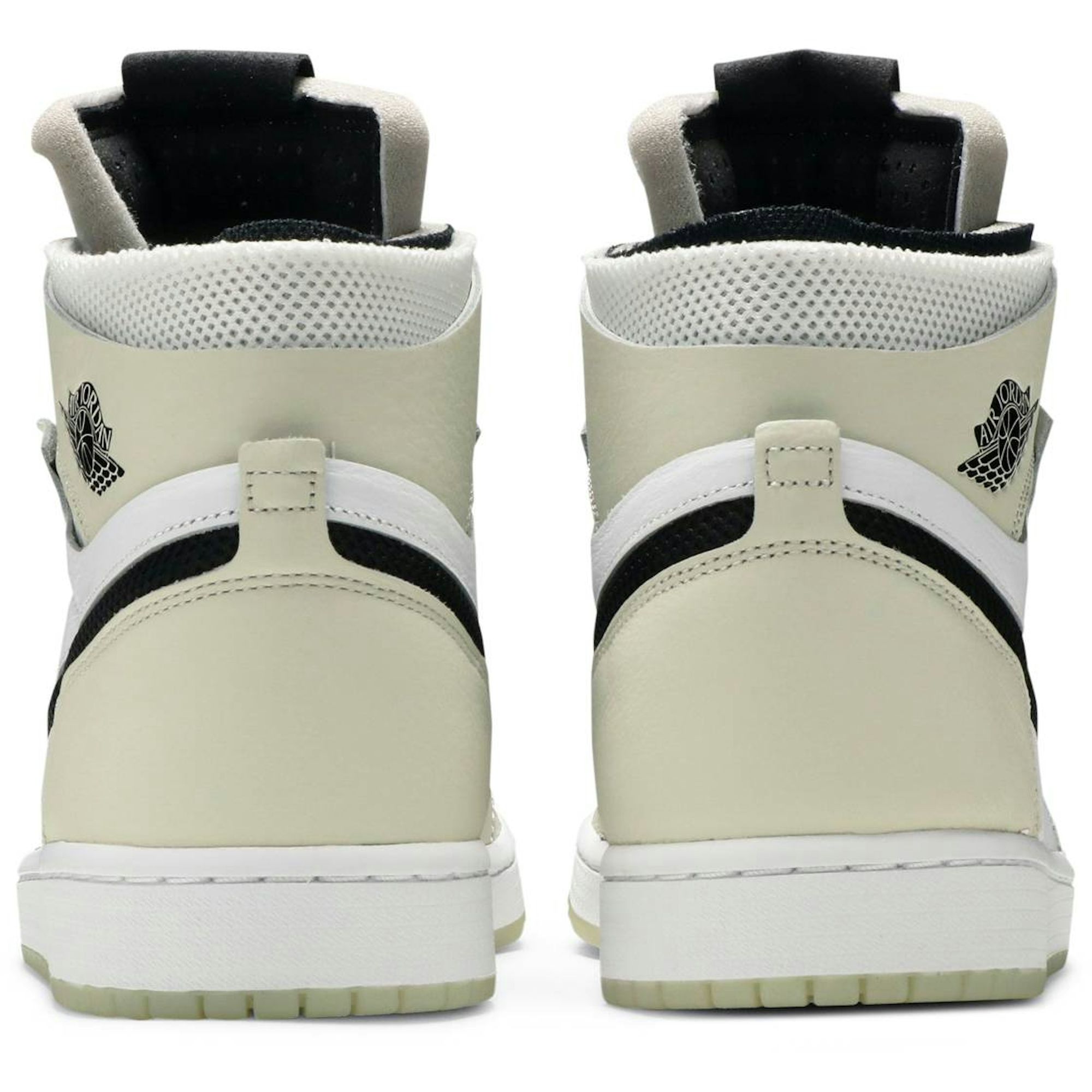 (Women) Air Jordan 1 High Zoom Comfort Light Bone CT0979-002 Moroen - Image 6