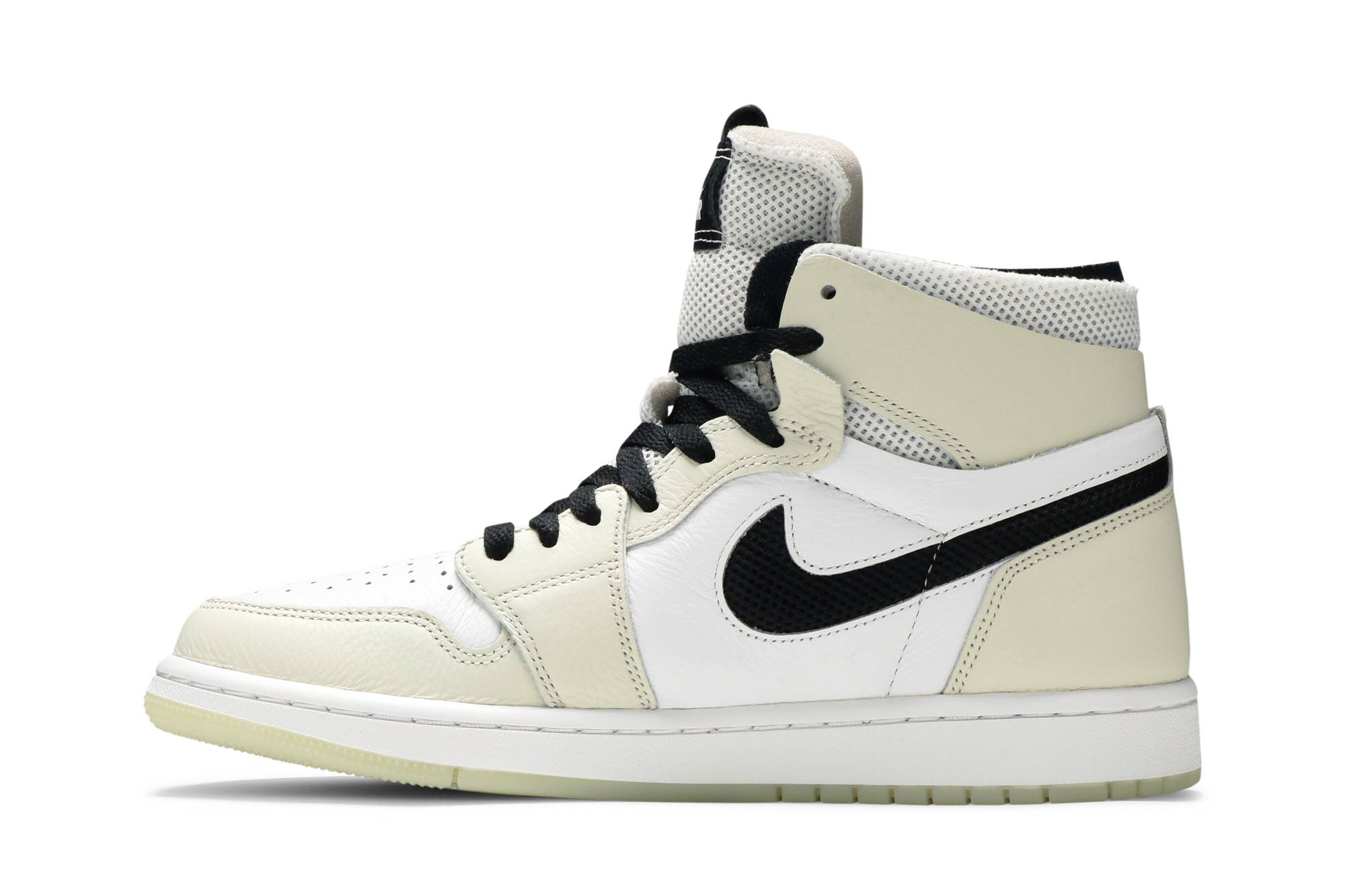 (Women) Air Jordan 1 High Zoom Comfort Light Bone CT0979-002 Moroen - Image 10