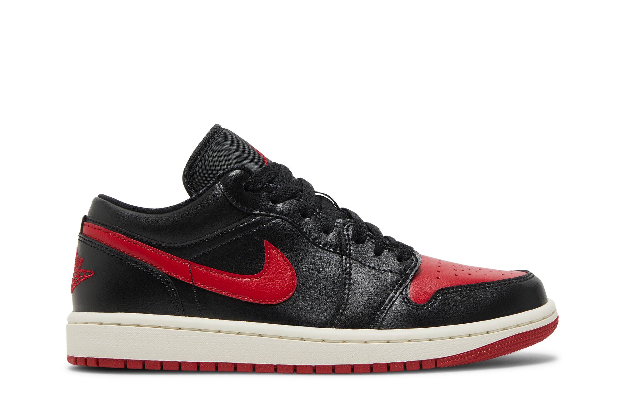 (Women) Air Jordan 1 Low Bred Sail DC0774-061 Moroen