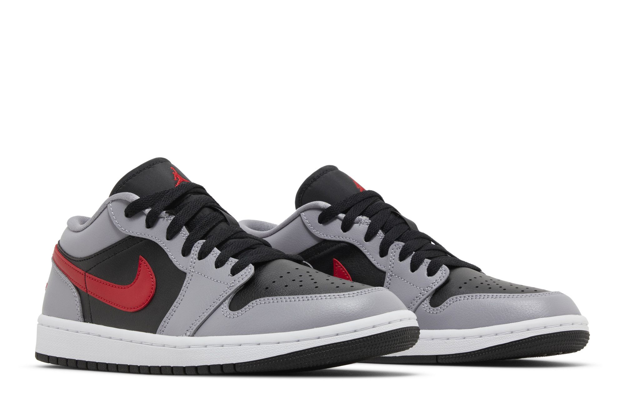(Women) Air Jordan 1 Low Cement Fire Red FZ4183-002 Moroen - Image 8