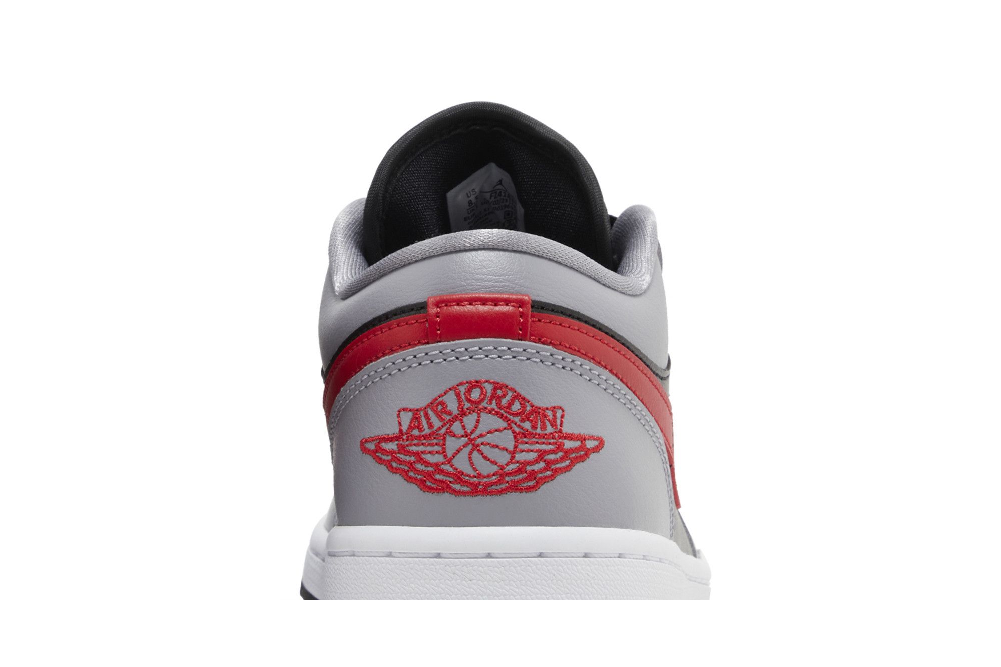 (Women) Air Jordan 1 Low Cement Fire Red FZ4183-002 Moroen - Image 7