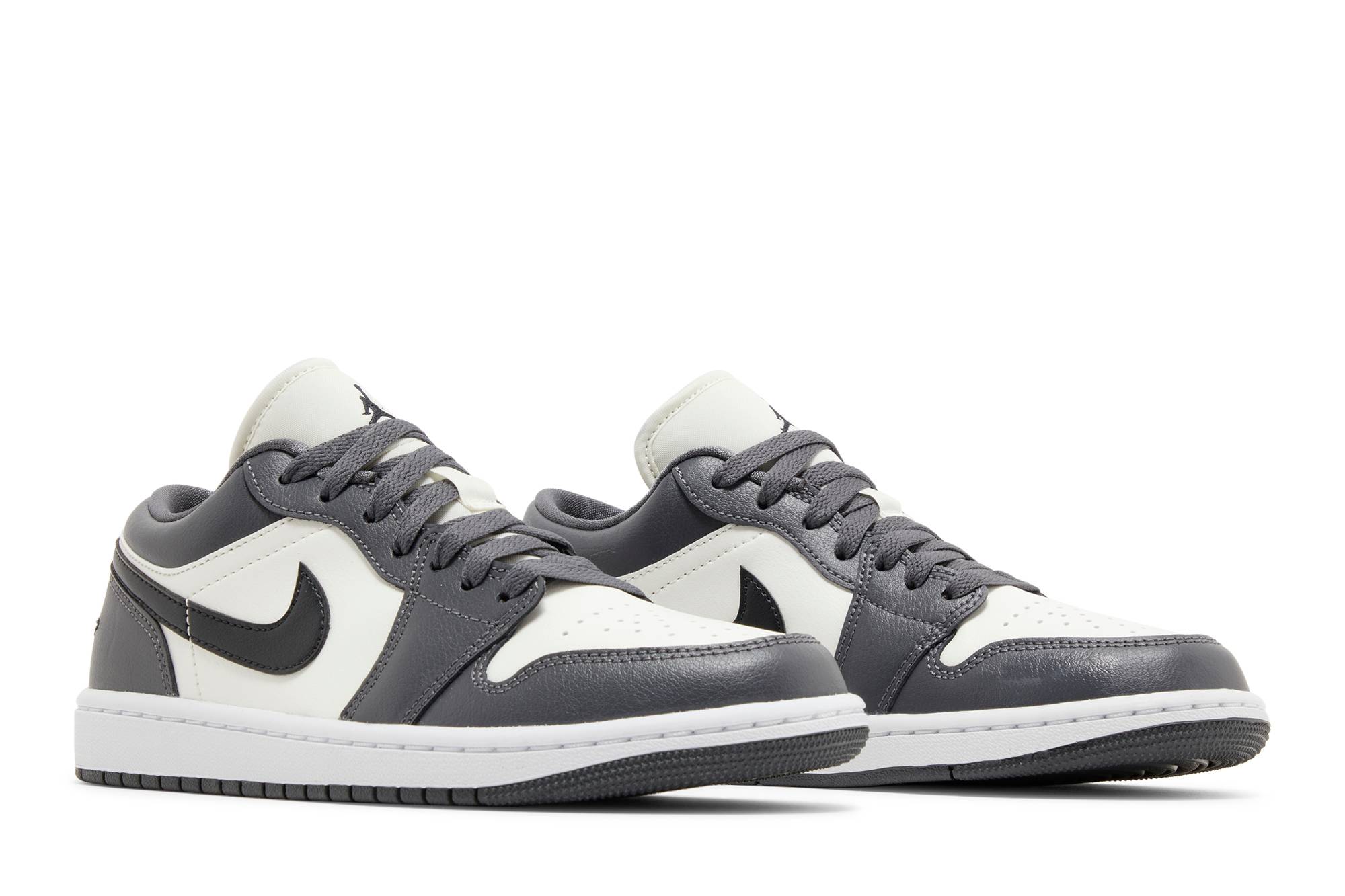 (Women) Air Jordan 1 Low Dark Grey DC0774-102 Moroen - Image 8