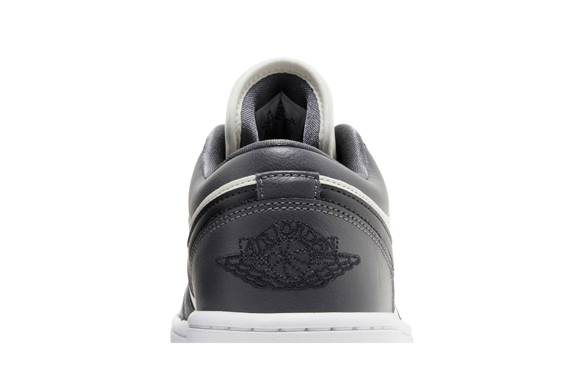 (Women) Air Jordan 1 Low Dark Grey DC0774-102 Moroen - Image 14
