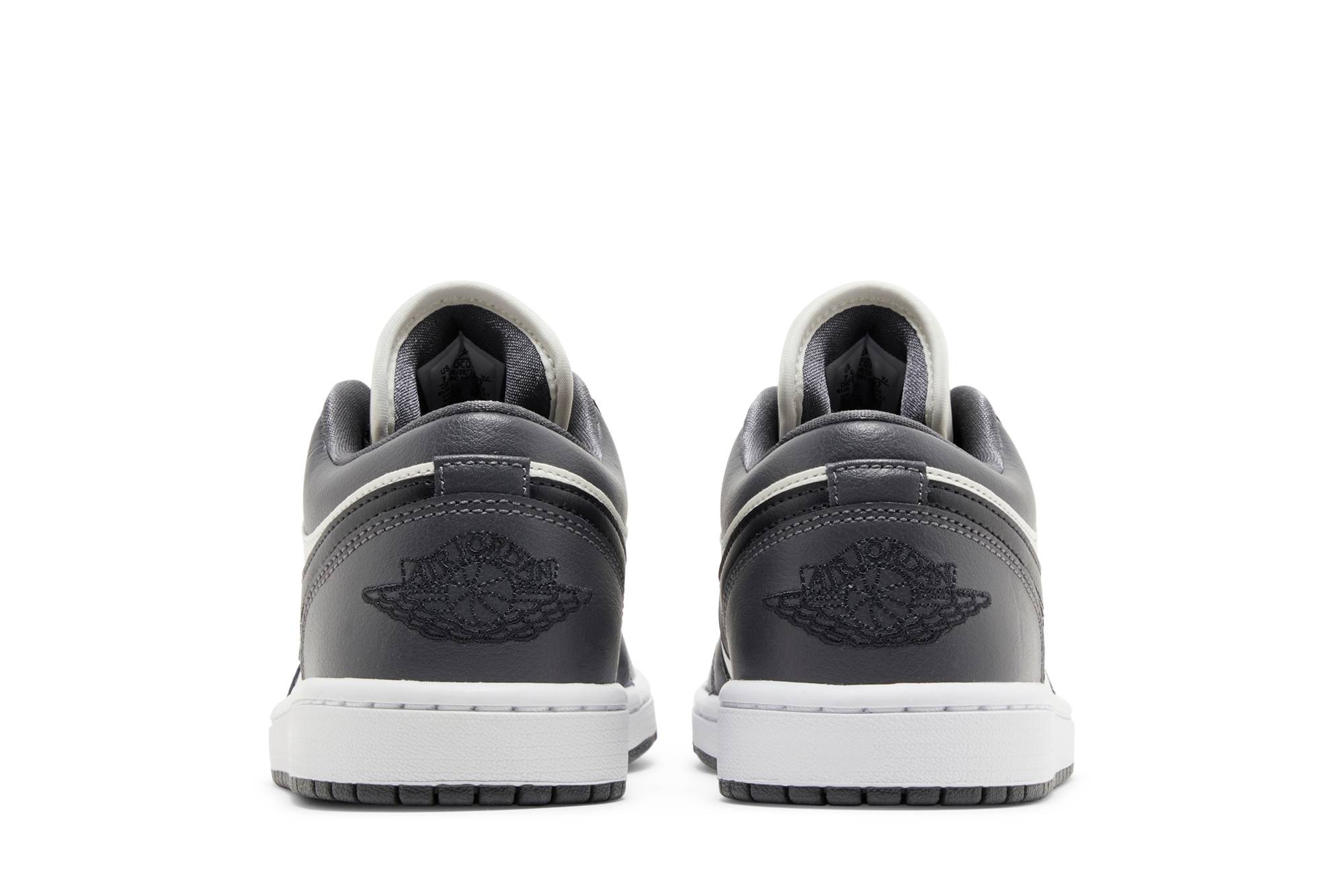 (Women) Air Jordan 1 Low Dark Grey DC0774-102 Moroen - Image 13