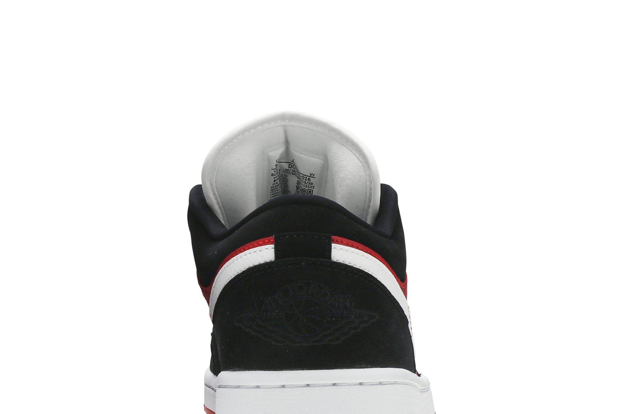 (Women) Air Jordan 1 Low Gym Red Black DC0774-016 Moroen - Image 7