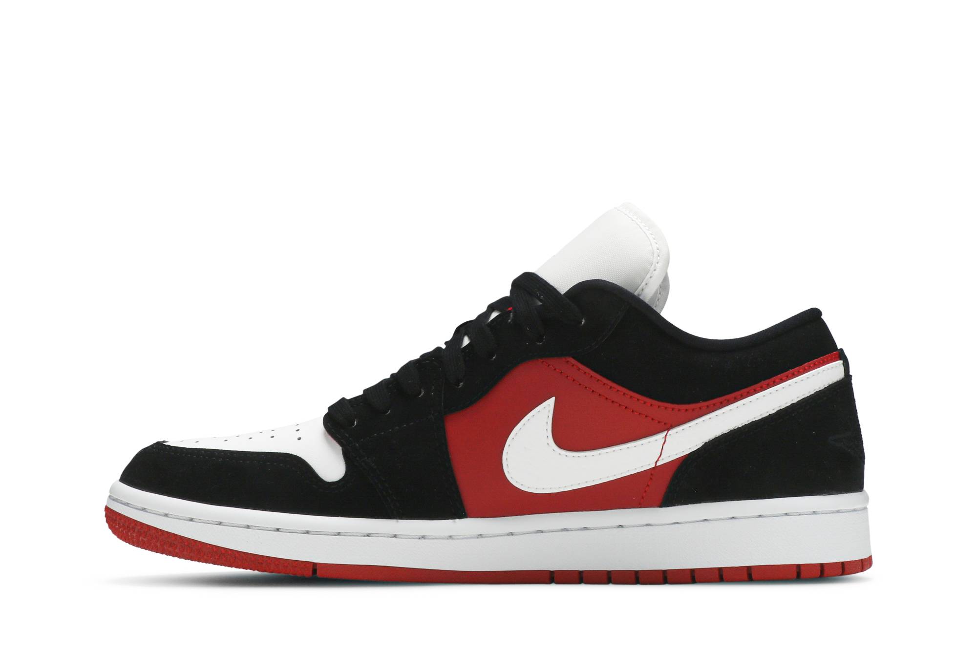 (Women) Air Jordan 1 Low Gym Red Black DC0774-016 Moroen - Image 3