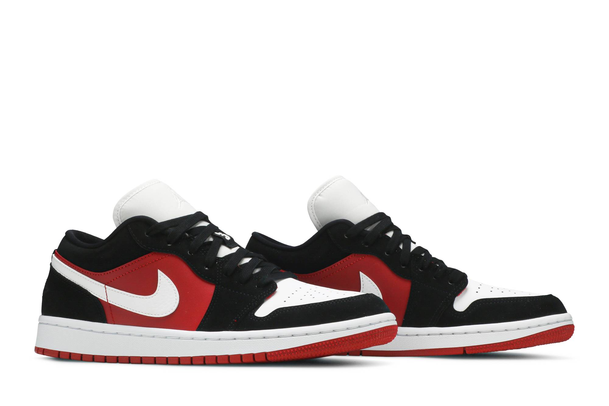 (Women) Air Jordan 1 Low Gym Red Black DC0774-016 Moroen - Image 8