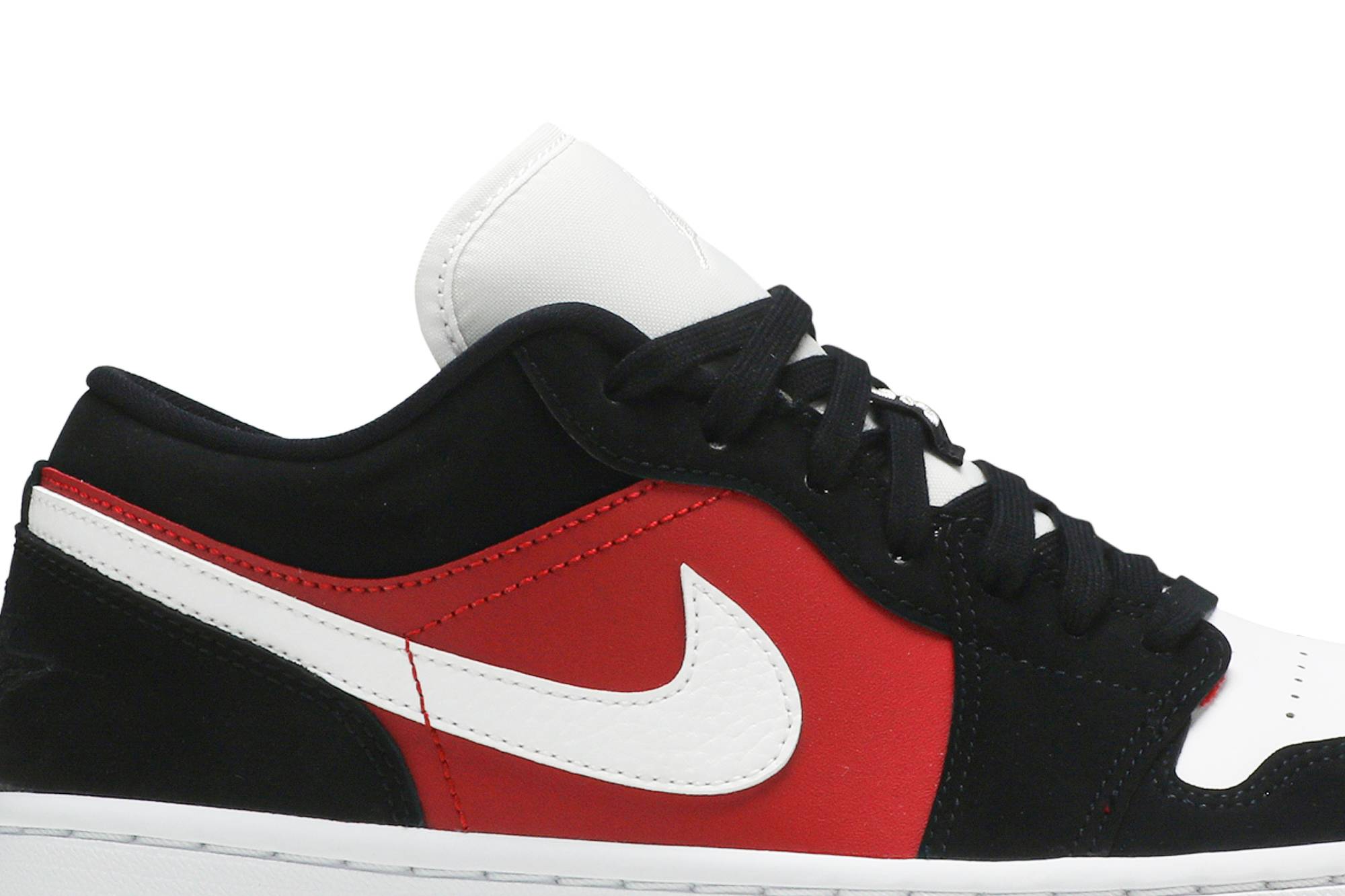 (Women) Air Jordan 1 Low Gym Red Black DC0774-016 Moroen - Image 2
