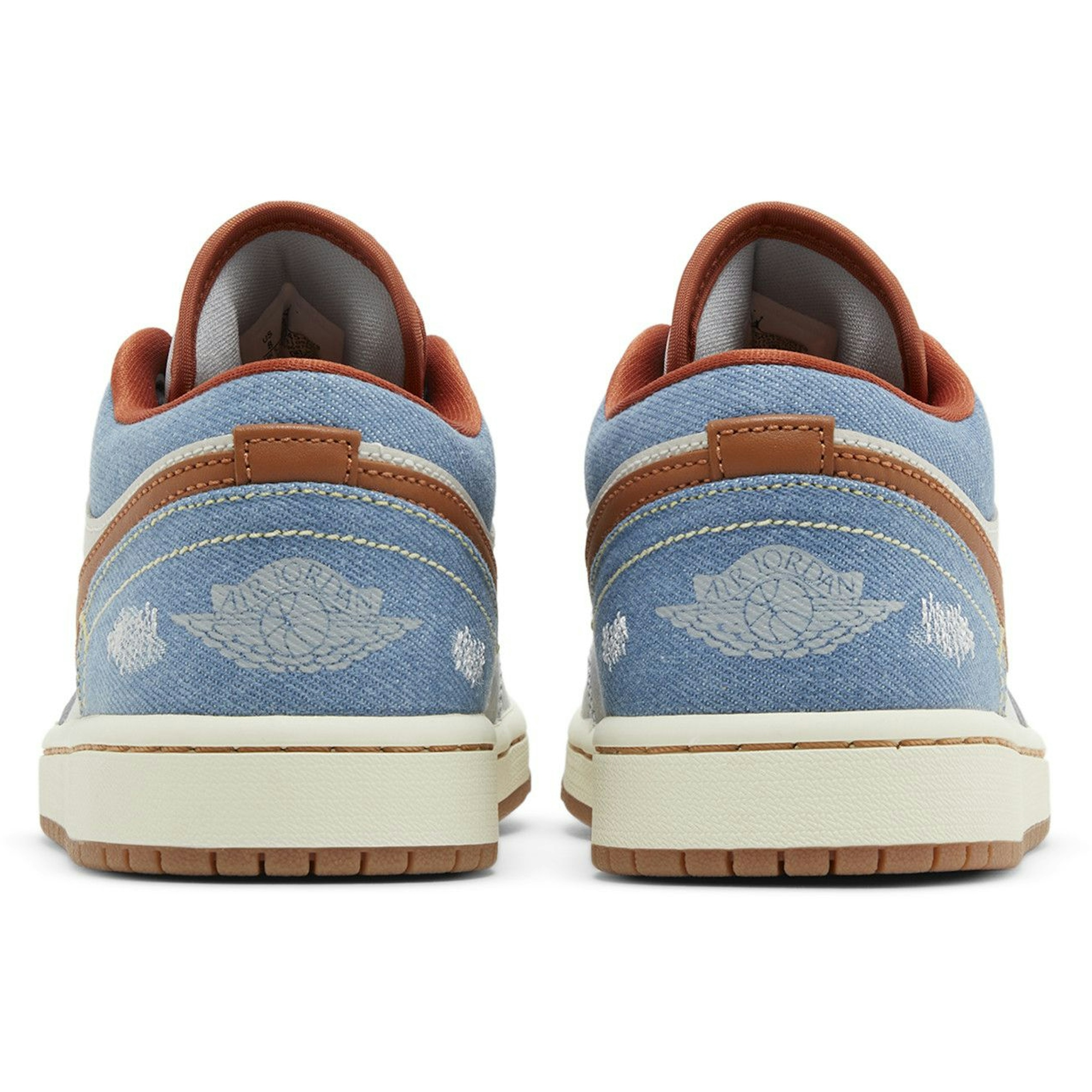 (Women) Air Jordan 1 Low Phantom Denim FZ5045-091 Moroen - Image 6