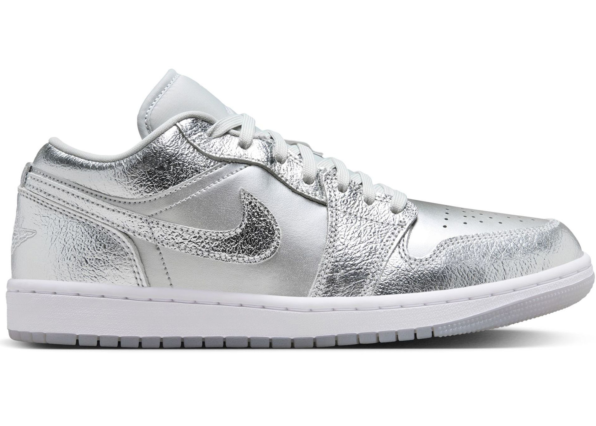 (W) Air Jordan 1 Low SE 'Metallic Silver' FN5030-001 Gloiber
