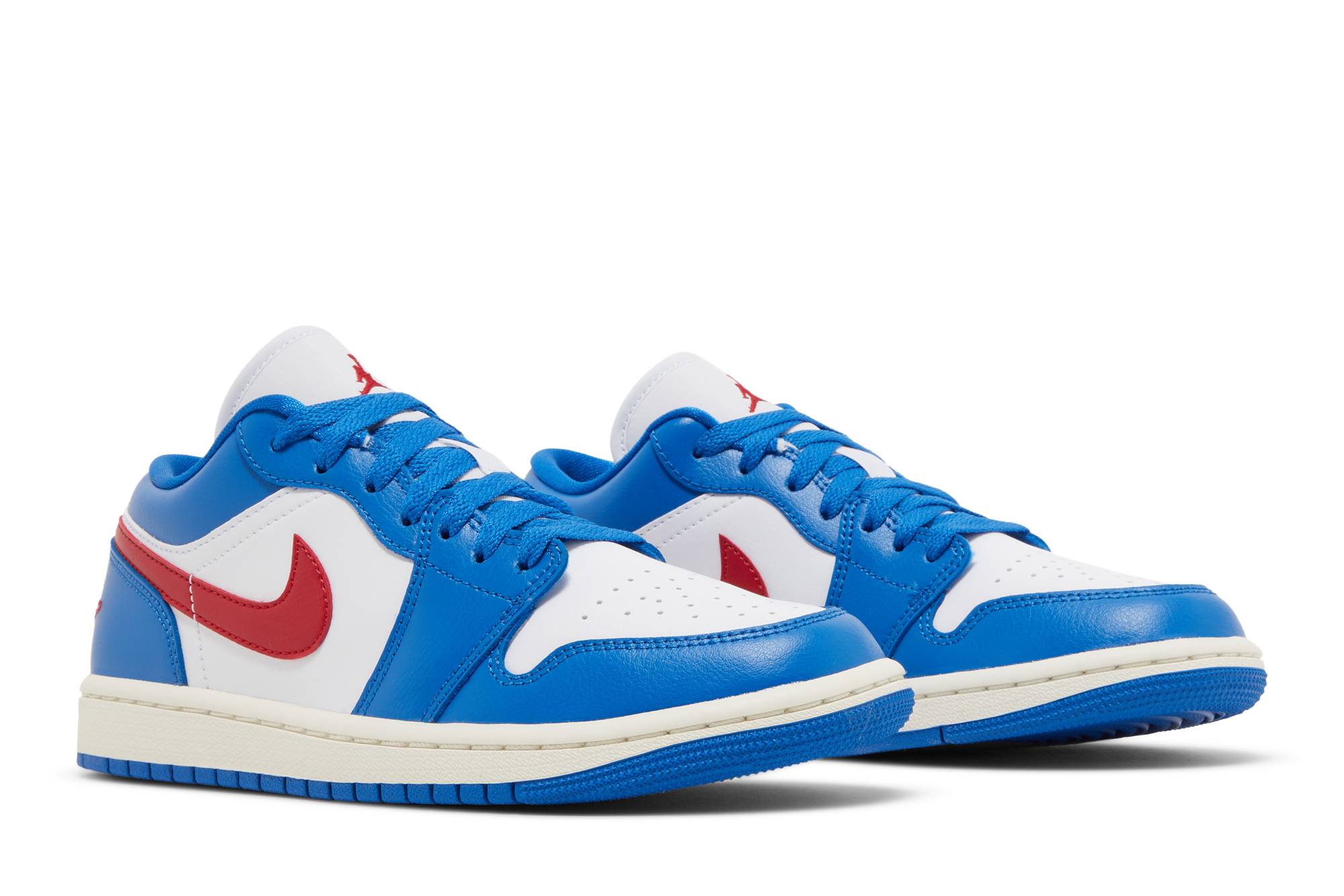 (Women) Air Jordan 1 Low Sport Blue DC0774-416 Moroen - Image 8