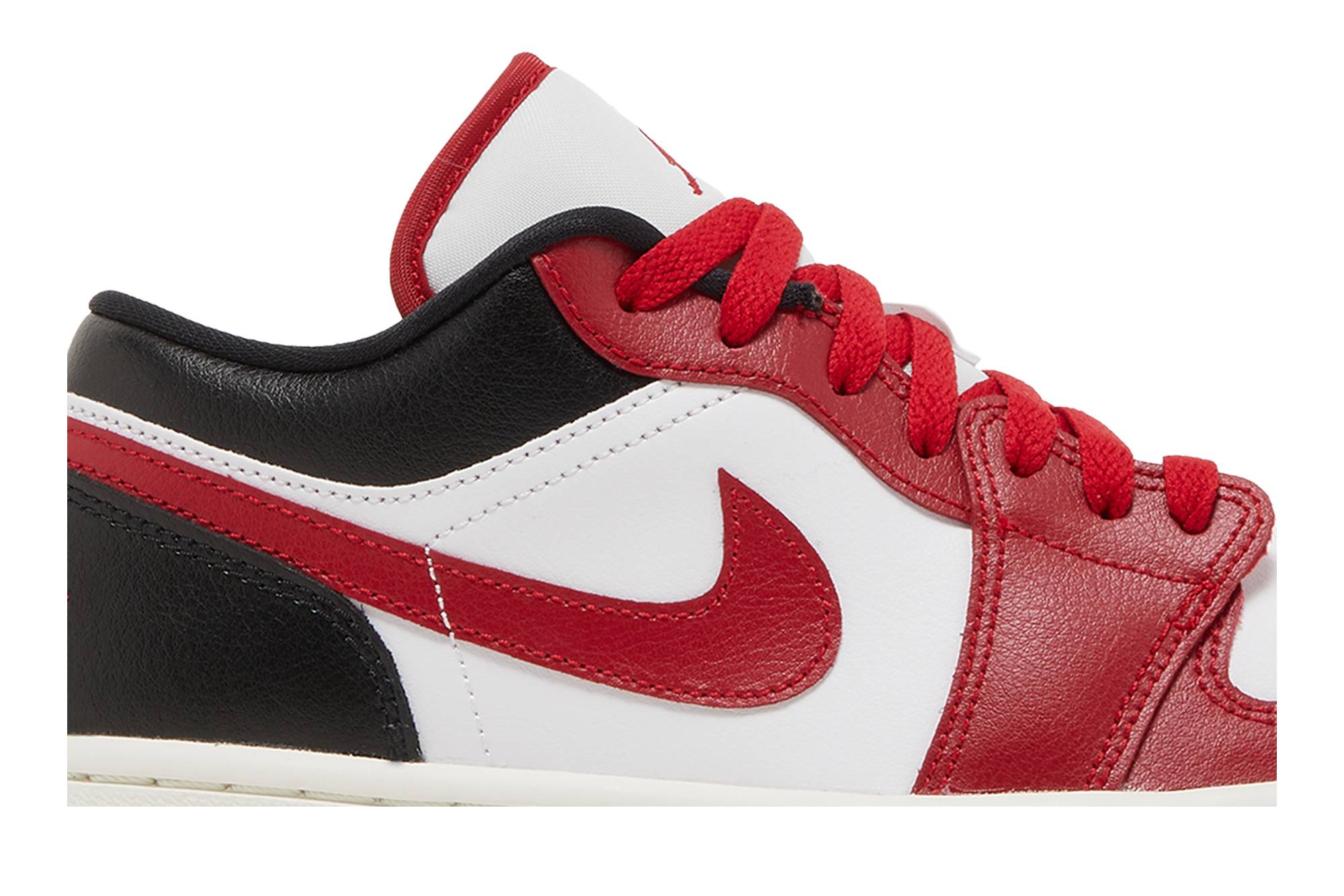 (Women) Air Jordan 1 Low 'White Gym Red' DC0774-160 - Image 2