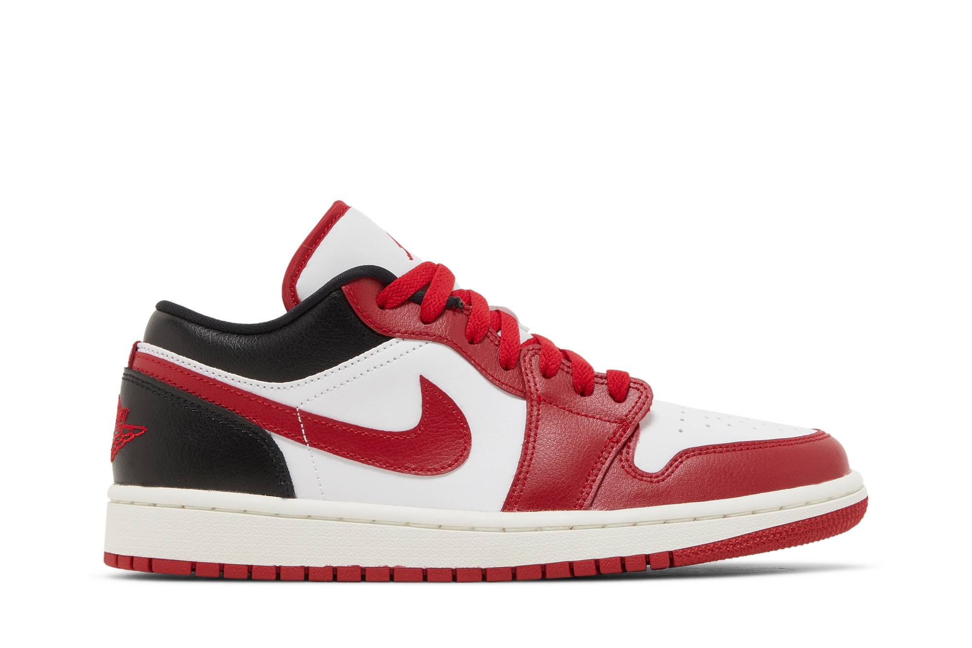 (Women) Air Jordan 1 Low 'White Gym Red' DC0774-160