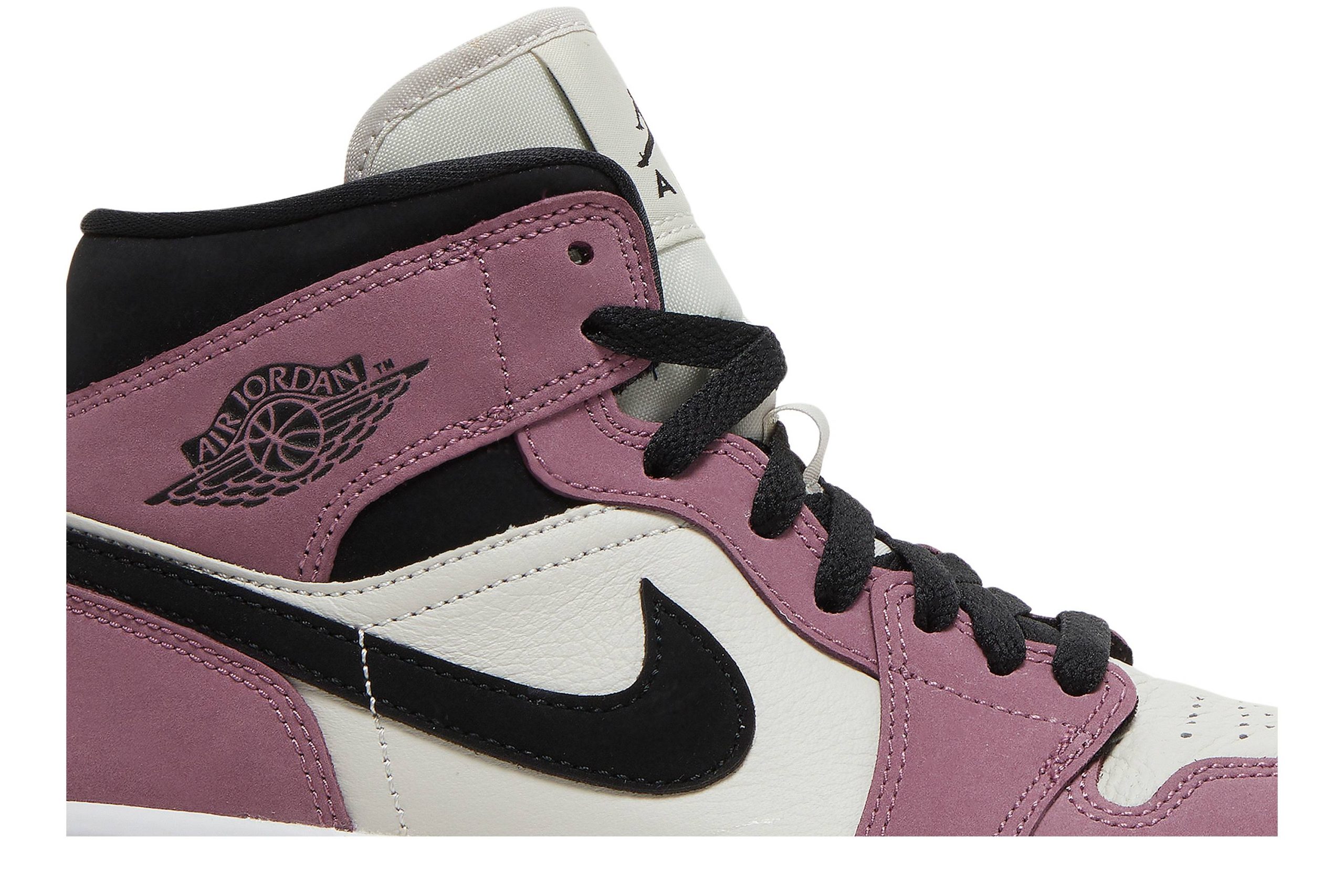 (Women) Air Jordan 1 Mid 'Berry Pink' DC7267-500 - Image 2