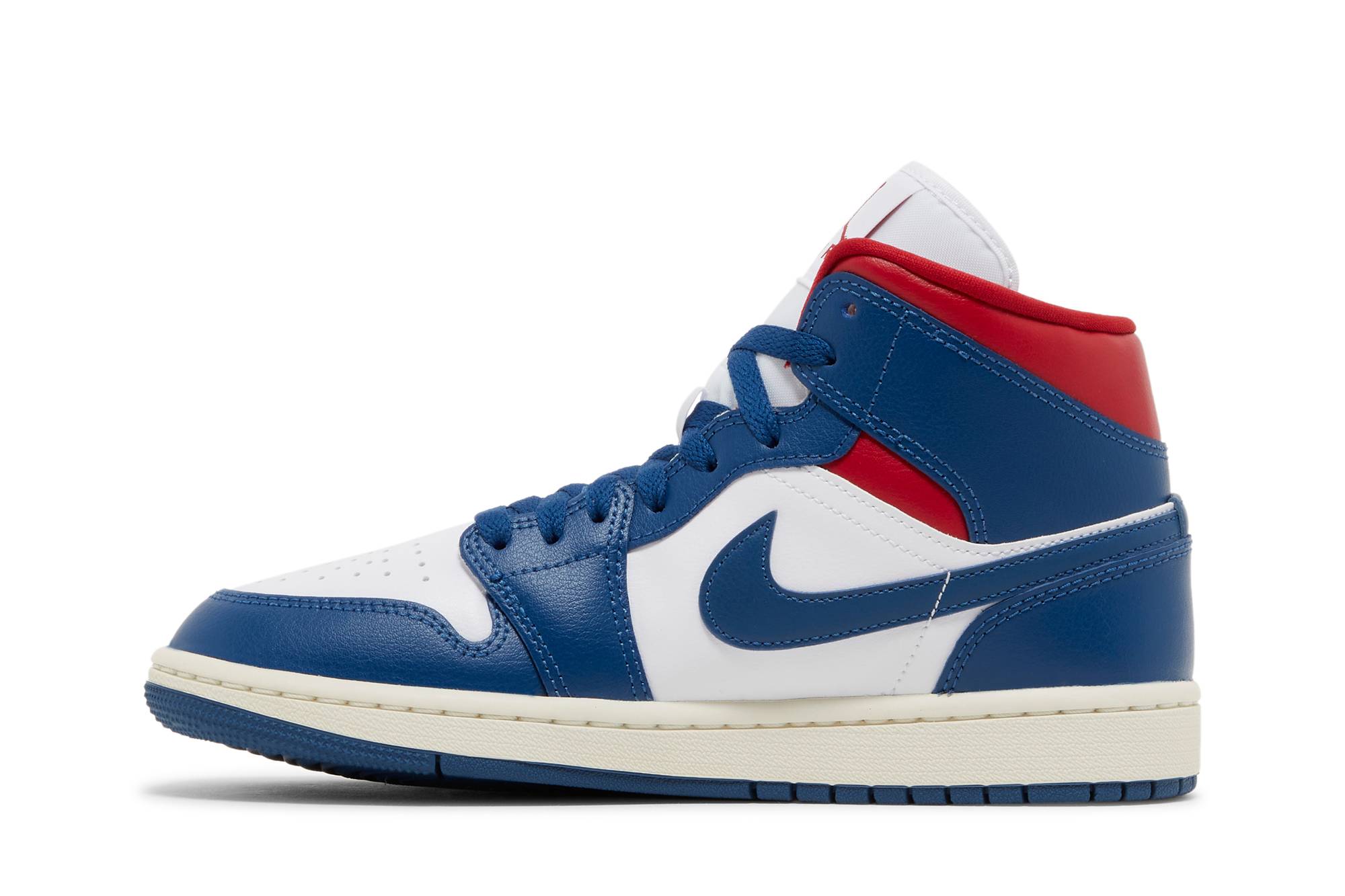 (Women) Air Jordan 1 Mid French Blue BQ6472-146 Moroen - Image 3