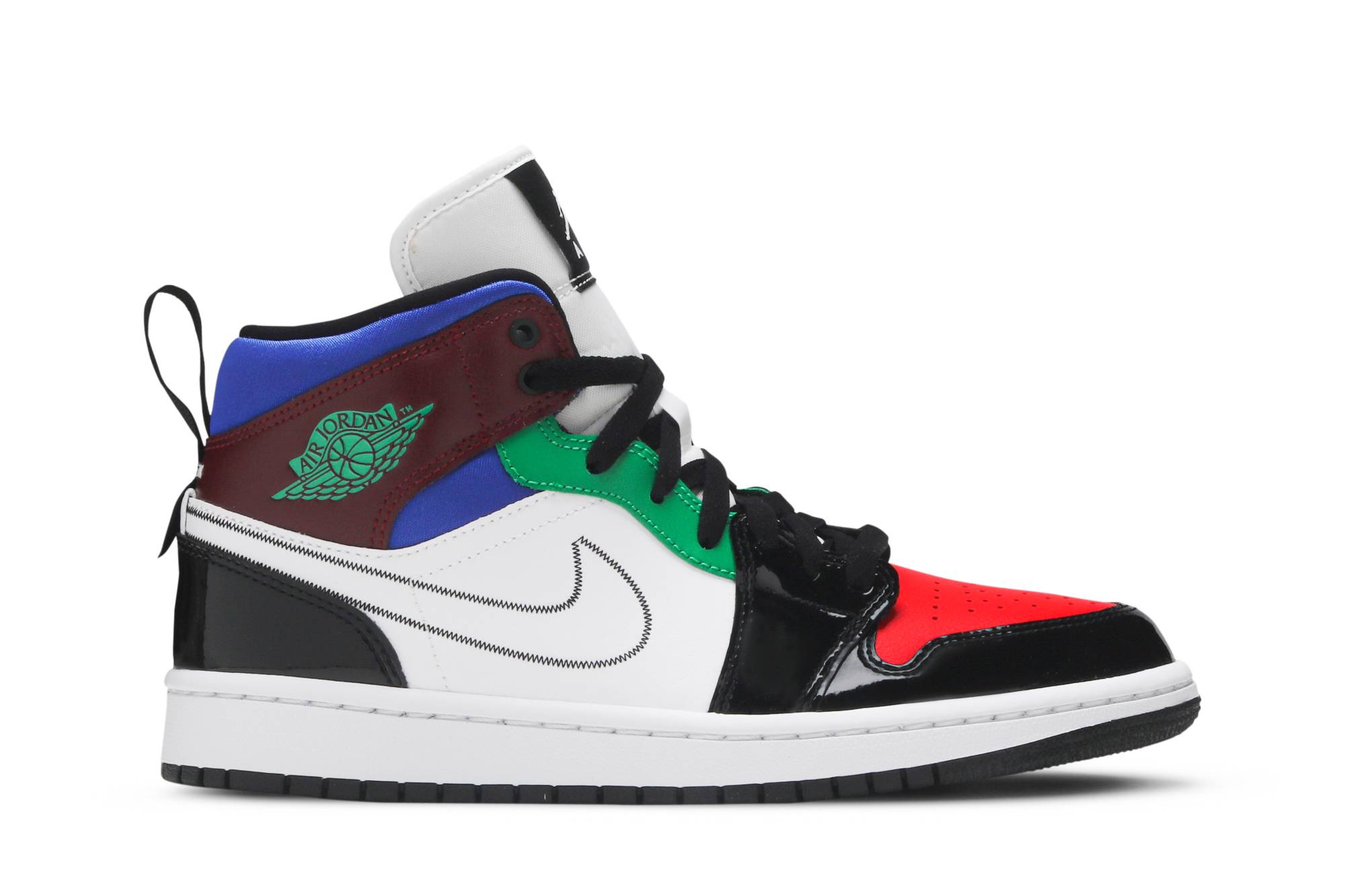 (W) Air Jordan 1 Mid SE 'Multi-Color' DB5454-001 Gloiber