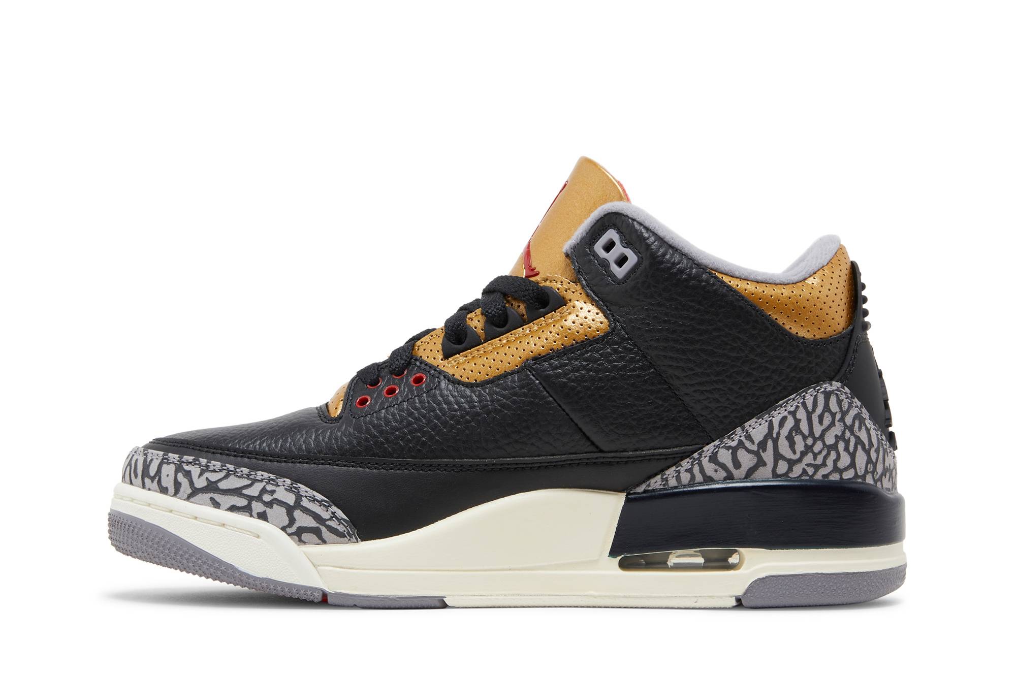 (Women) Air Jordan 3 'Black Gold' CK9246-067 - Image 3
