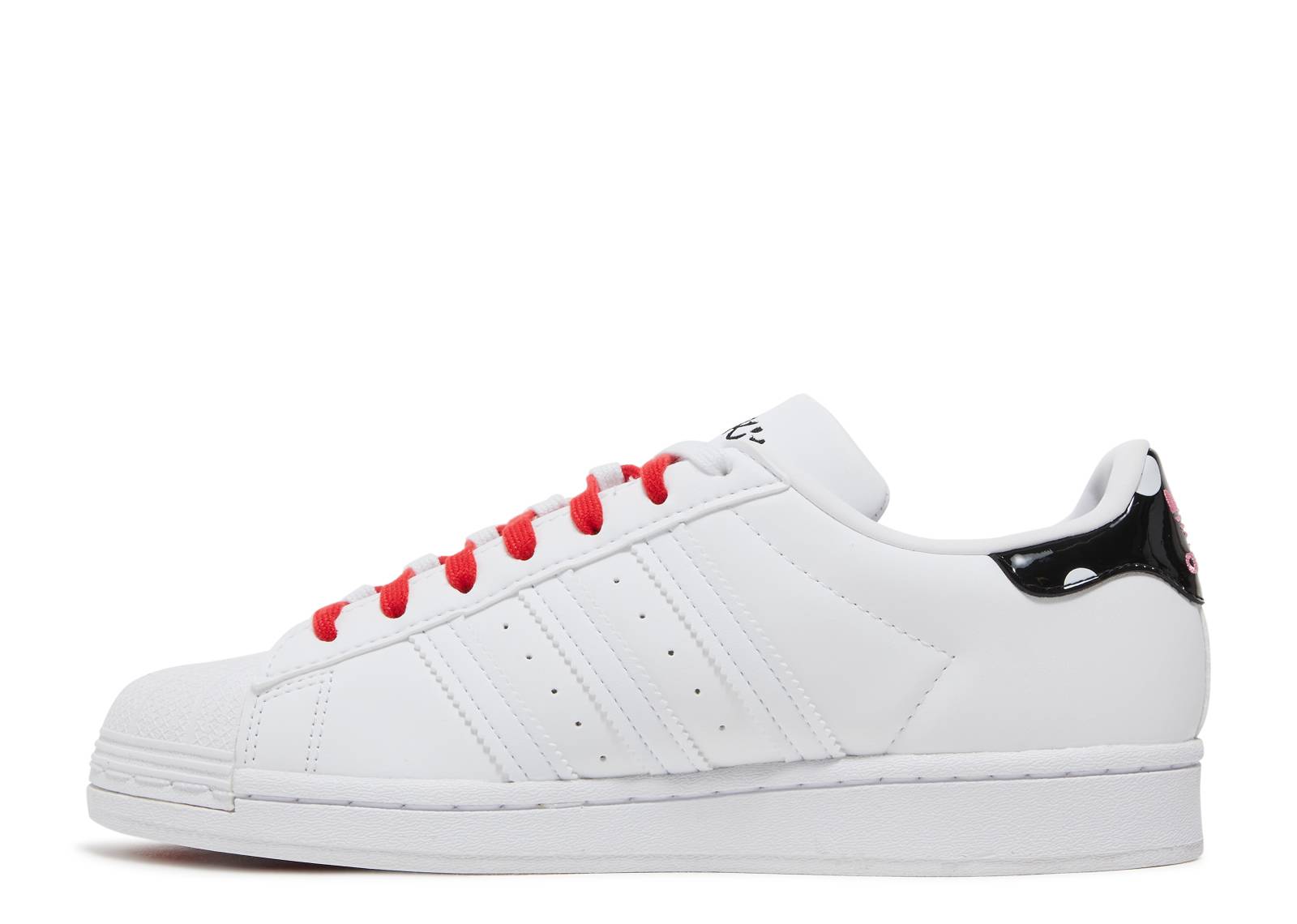 (Women) Hello Kitty x adidas Superstar 'White Bliss Pink' GW7168 - Imagem 4