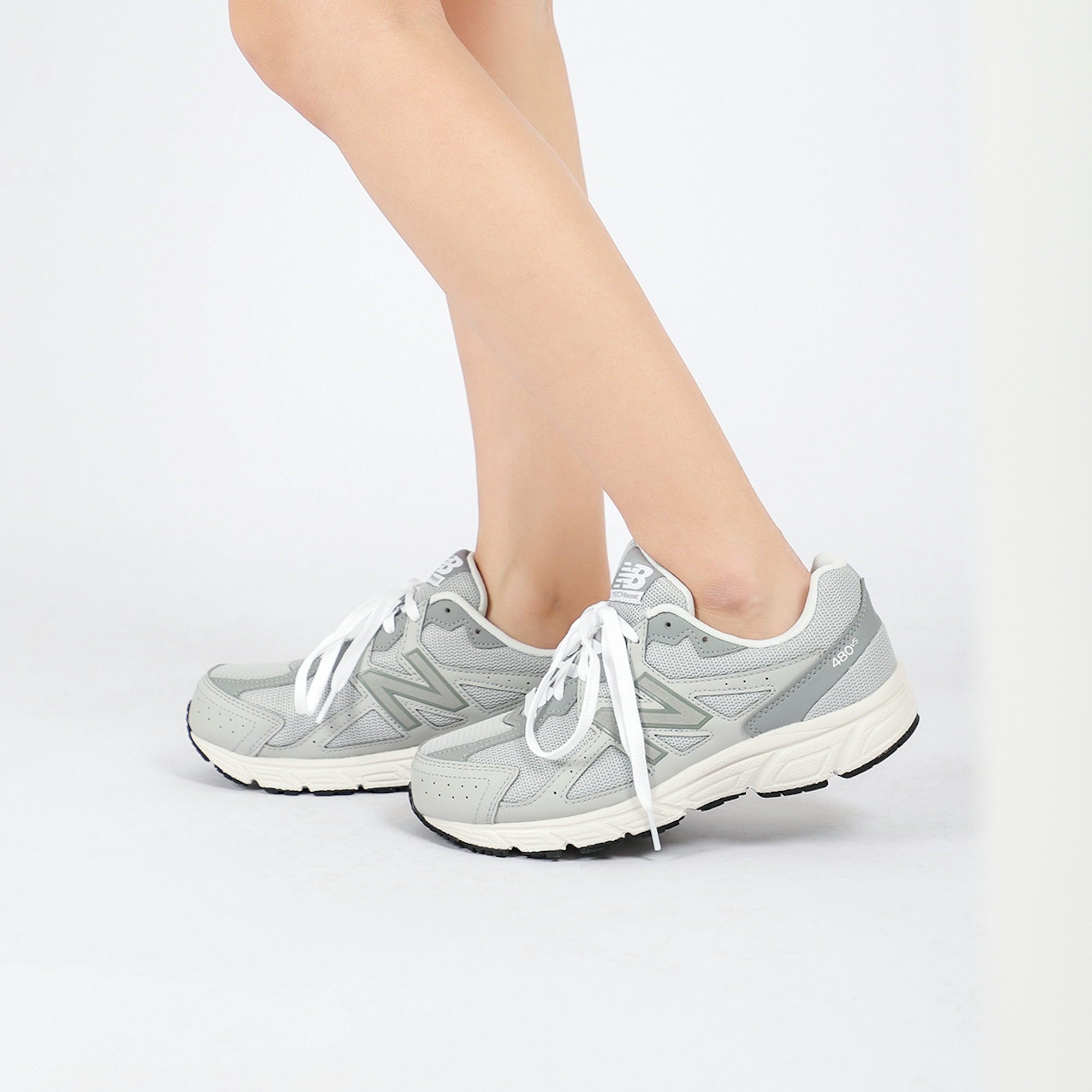 (Women) New Balance 480 V5 For 'Grey' W480KR5 - Image 8