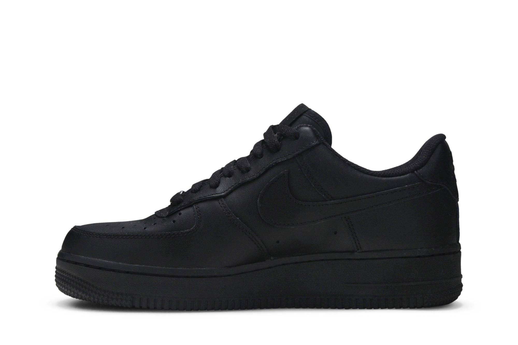 (Women) Nike Air Force 1 07 Black 315115-038 Moroen - Image 3