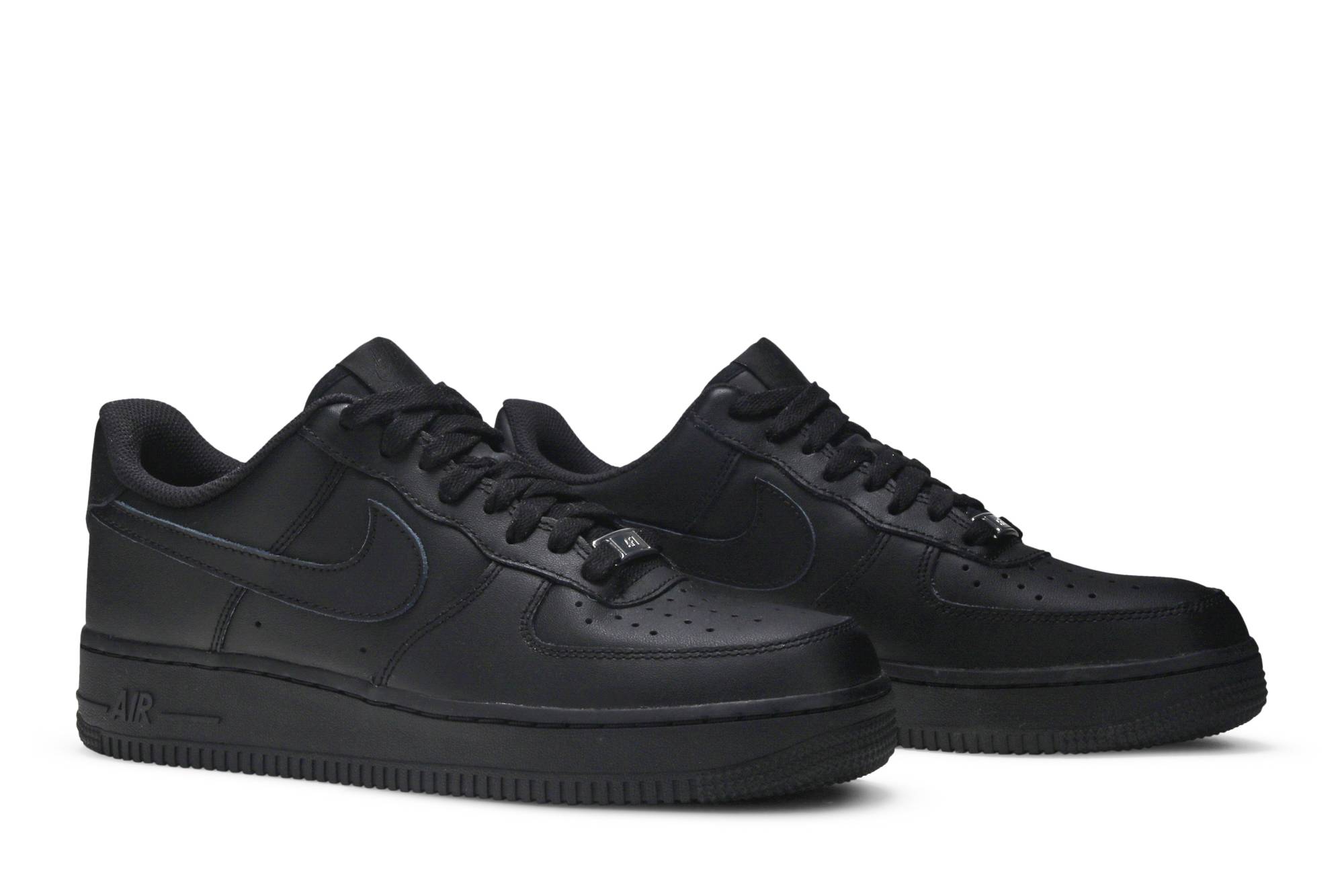 (Women) Nike Air Force 1 07 Black 315115-038 Moroen - Image 8