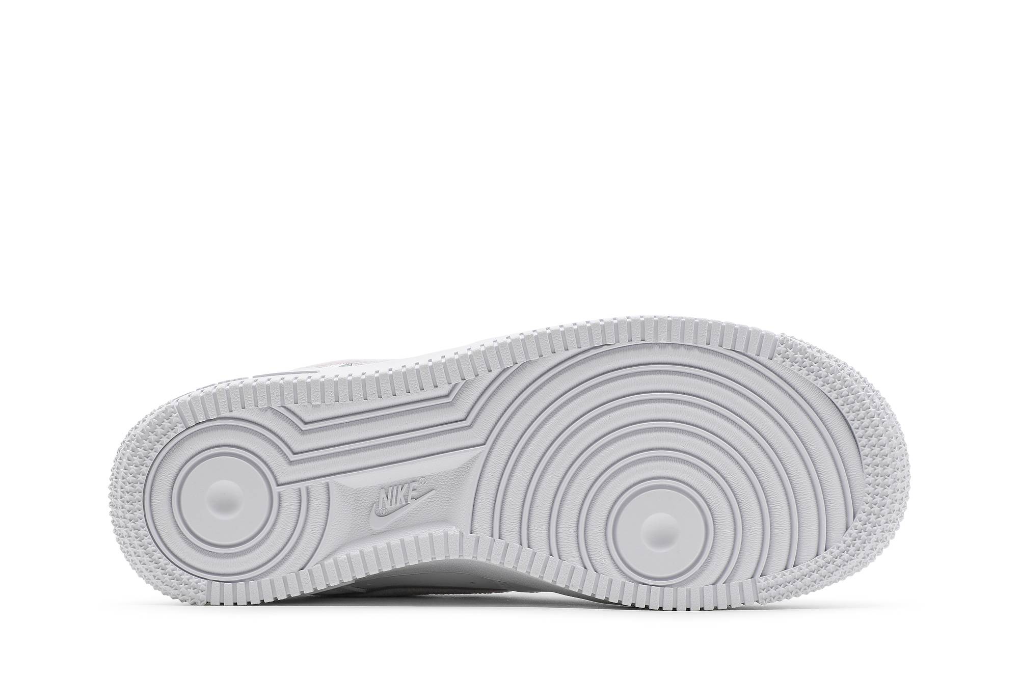 (Women) Nike Air Force 1 07 Essential Chenille Swoosh - White Lilac DN5056-100 Moroen - Image 4