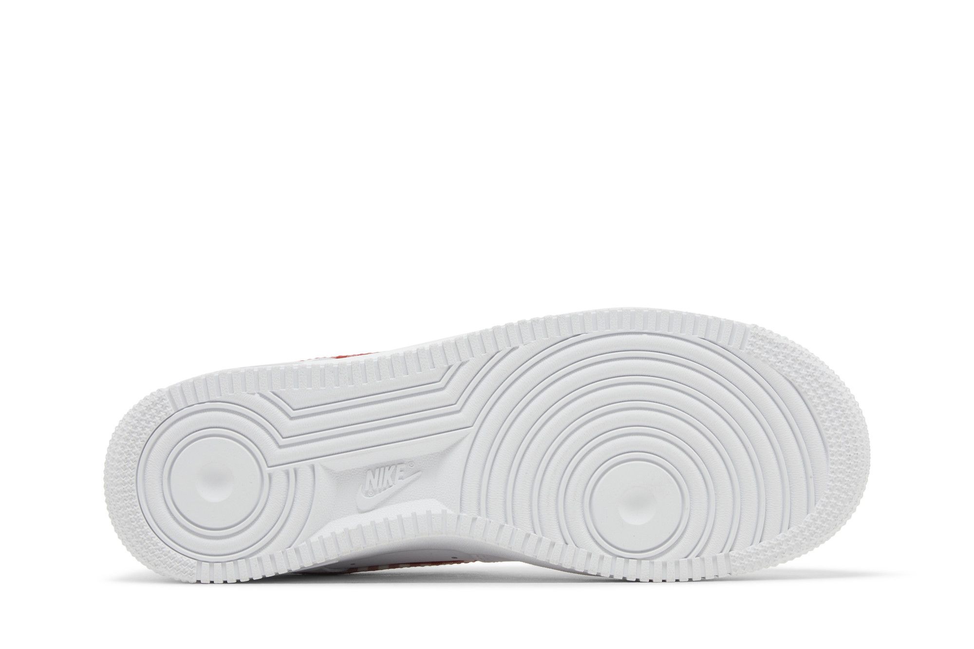 (Women) Nike Air Force 1 07 Essential Mystic Red Gingham DZ2784-101 Moroen - Image 11