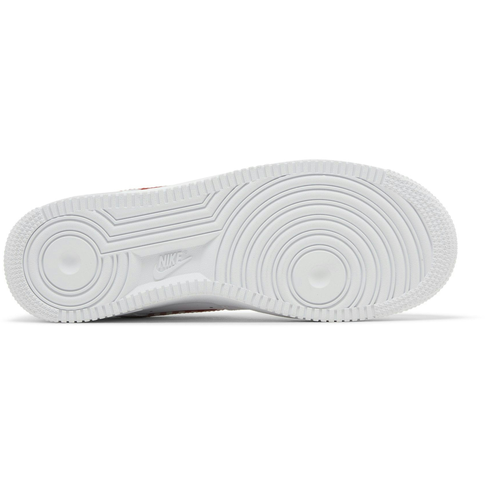 (Women) Nike Air Force 1 07 Essential Mystic Red Gingham DZ2784-101 Moroen - Image 4