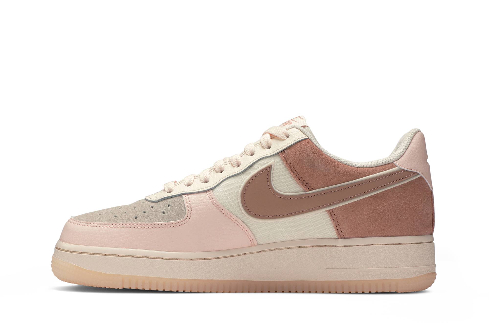 (Women) Nike Air Force 1 07 Low Premium Washed Coral 896185-603 Moroen - Image 3