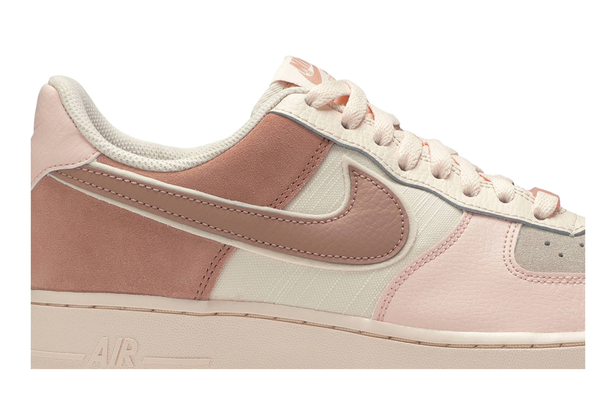(Women) Nike Air Force 1 07 Low Premium Washed Coral 896185-603 Moroen - Image 2