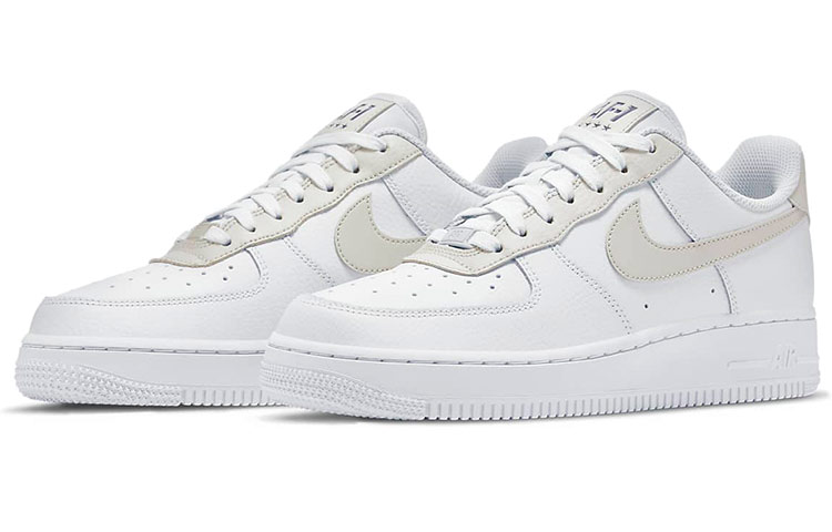 (Women) Nike Air Force 1 07 Low White Light Gray 315115-168 Moroen - Image 3