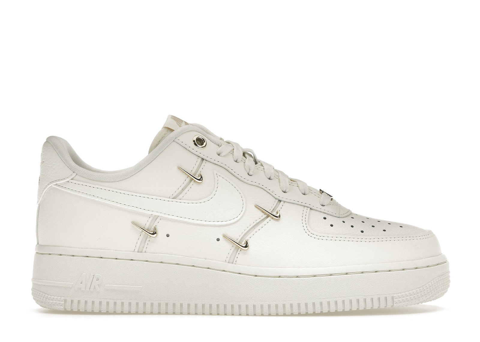 (W) Nike Air Force 1 07 LX Mini Swoosh - Metallic Gold FV3654-111 Simpleartly Store