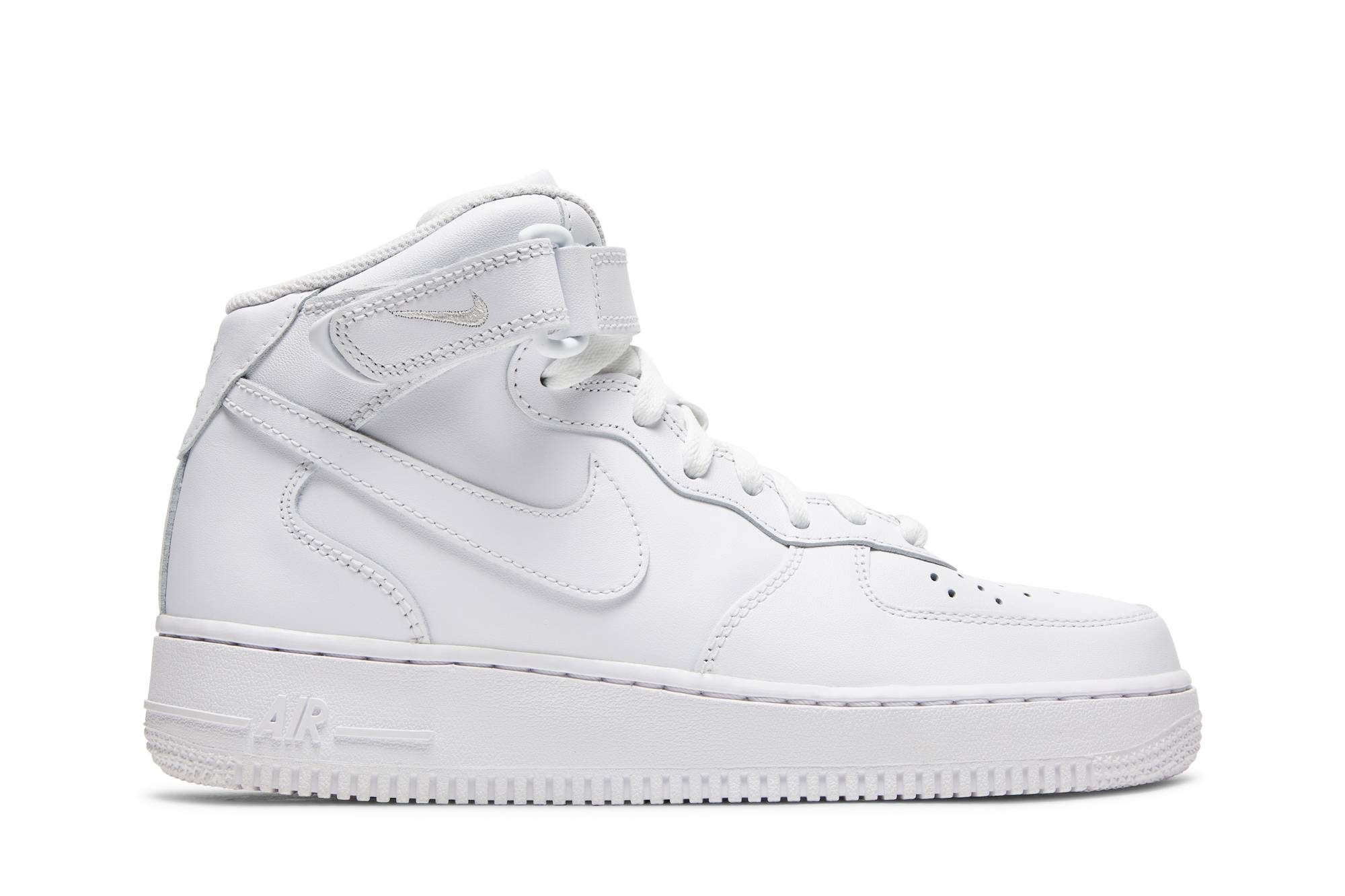 (Women) Nike Air Force 1 07 Mid Triple White DD9625-100 Moroen