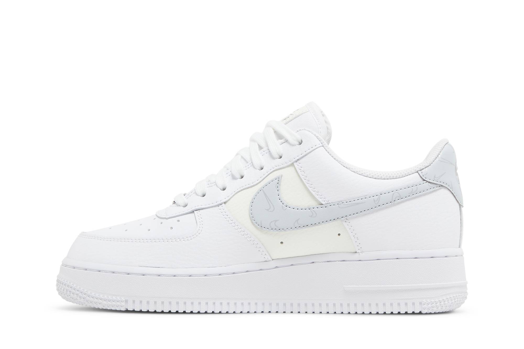 (Women) Nike Air Force 1 07 Mini Swooshes DV2237-100 Moroen - Image 3