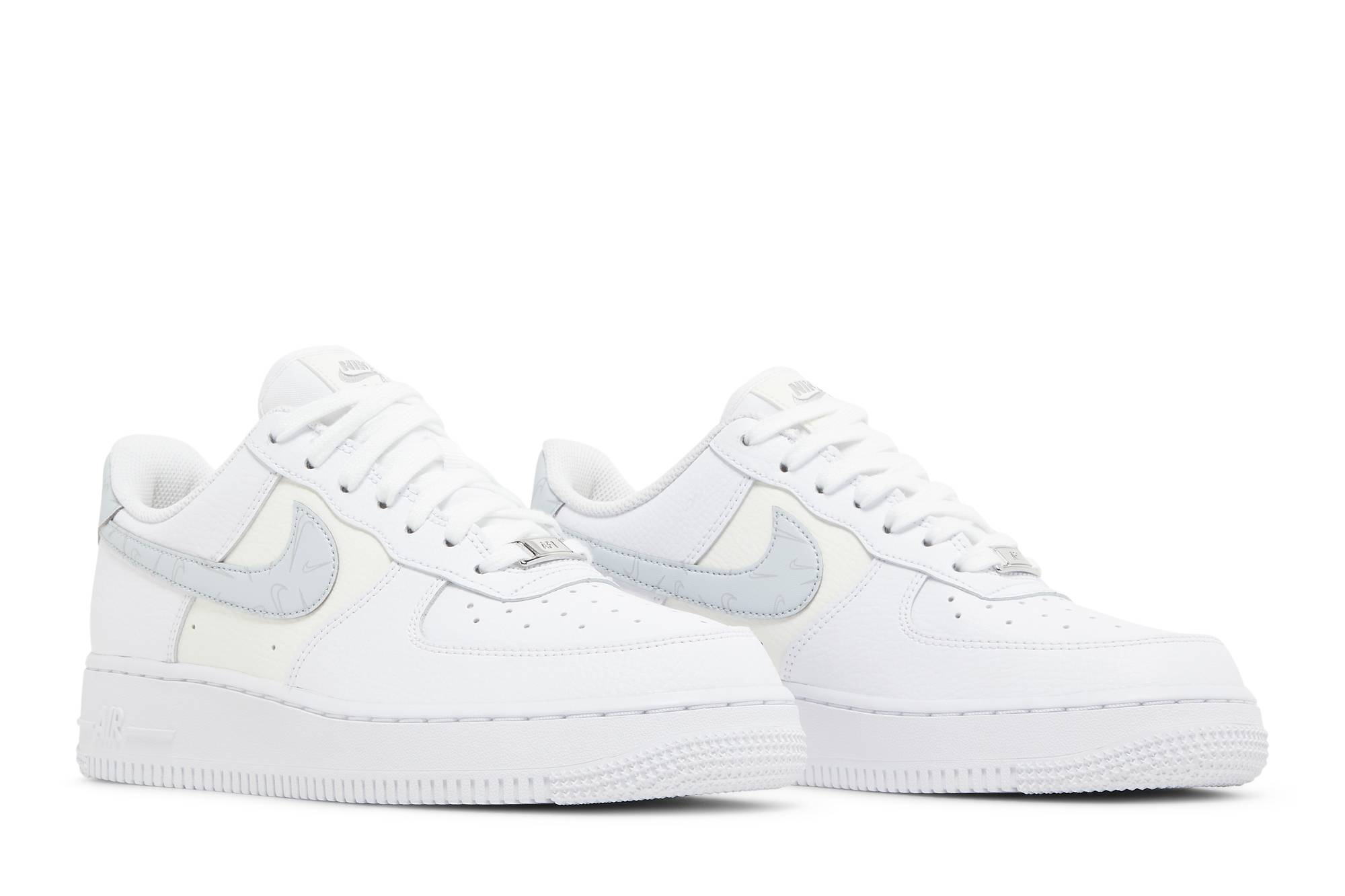 (Women) Nike Air Force 1 07 Mini Swooshes DV2237-100 Moroen - Image 8