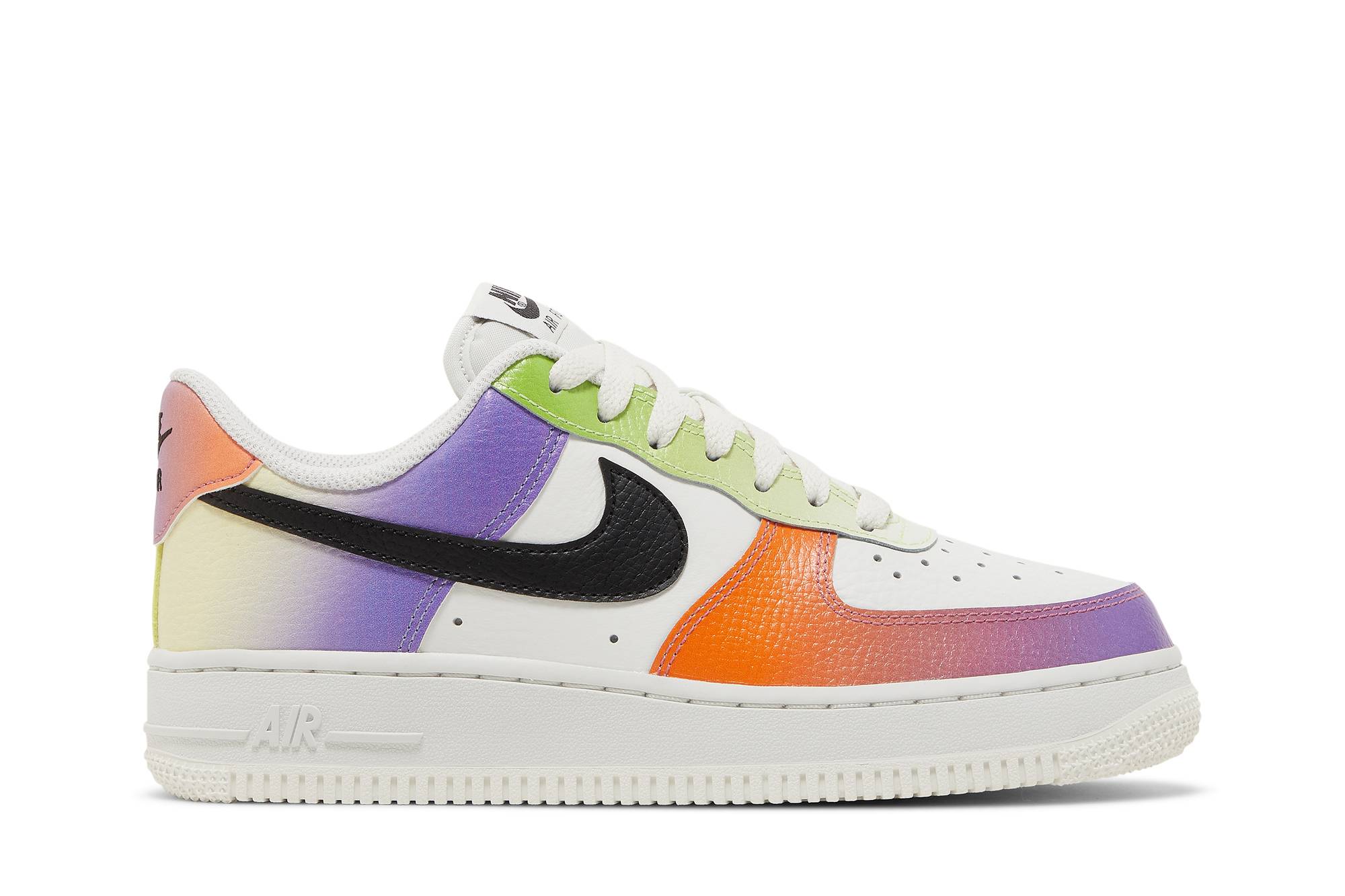 (W) Nike Air Force 1 07 Multi-Color Gradient FD0801-100 Simpleartly Store