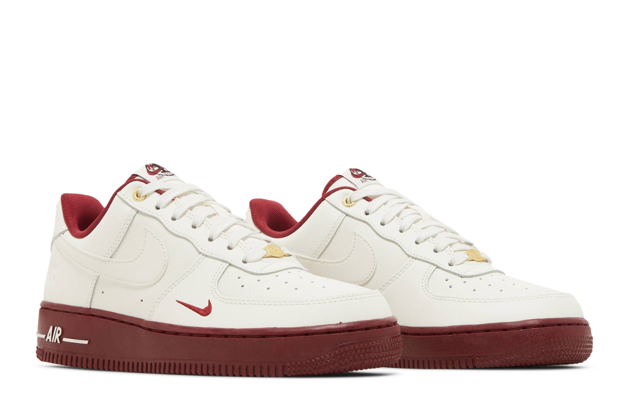 (Women) Nike Air Force 1 '07 SE '40th Anniversary - Sail Team Red' DQ7582-100 - Image 15