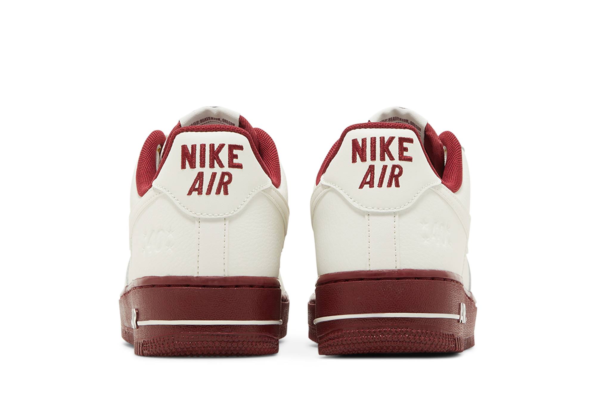 (Women) Nike Air Force 1 '07 SE '40th Anniversary - Sail Team Red' DQ7582-100 - Image 13