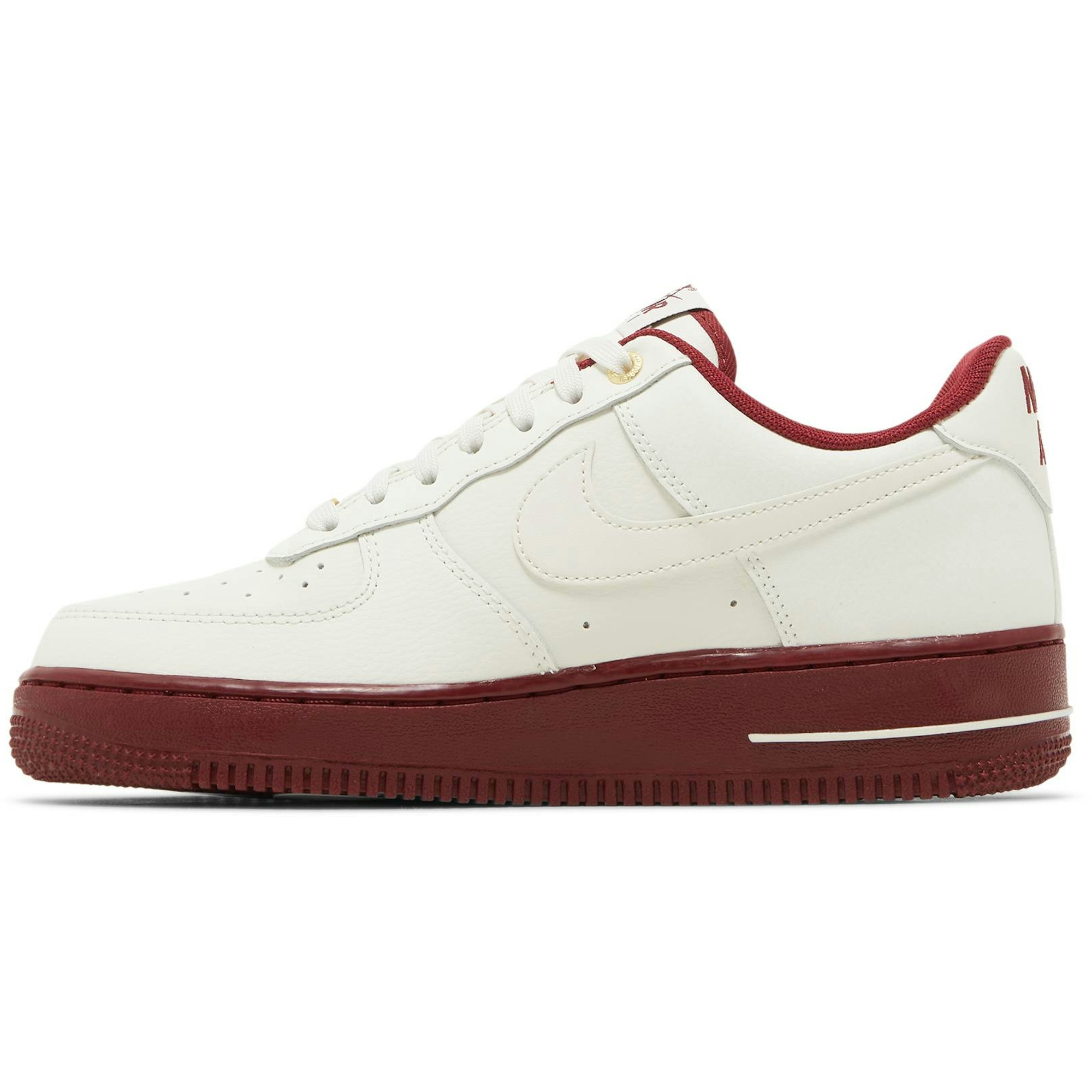(Women) Nike Air Force 1 '07 SE '40th Anniversary - Sail Team Red' DQ7582-100 - Image 3