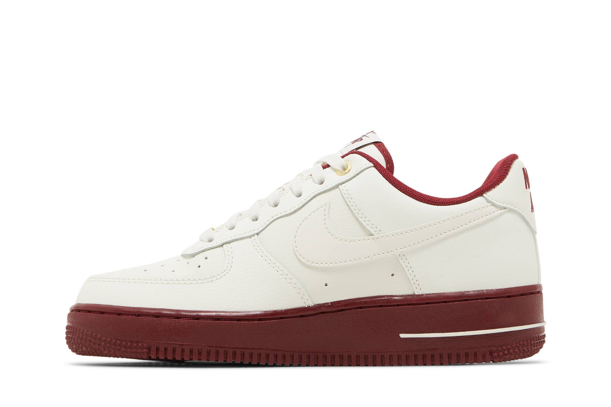 (Women) Nike Air Force 1 '07 SE '40th Anniversary - Sail Team Red' DQ7582-100 - Image 10
